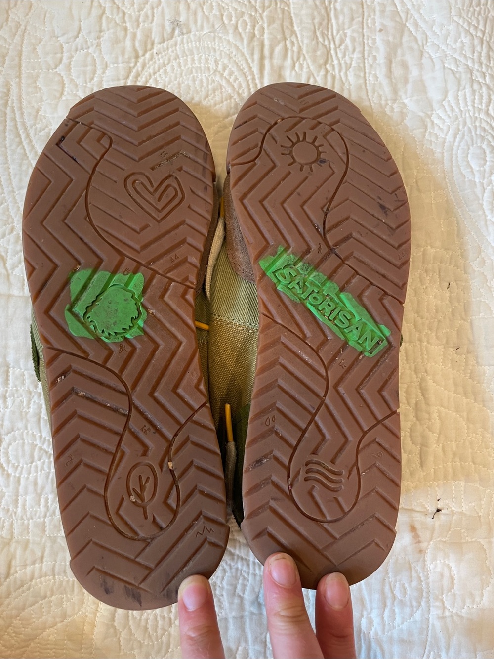 2 pairs - Satorisan Enso Gaia - Camouflage Moss EU44/US 10.5 men - Picture 10 of 16
